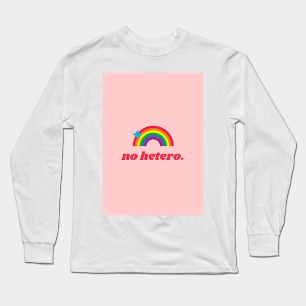 no hetero Long Sleeve T-Shirt by little-axii